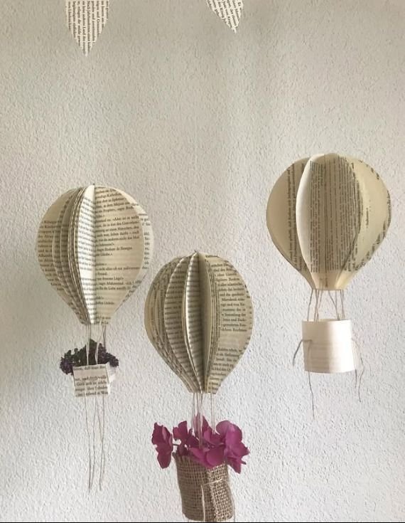 Création de montgolfières en papier
