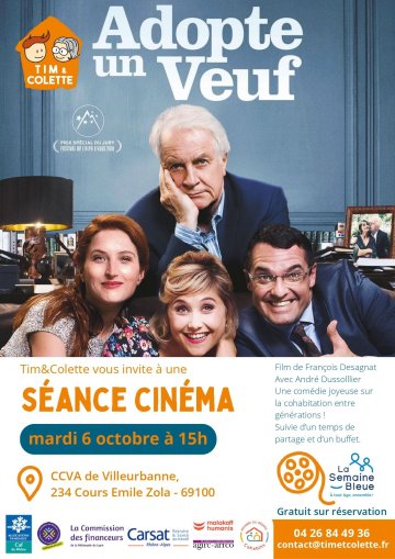 Cinéma "Adopte un Veuf"