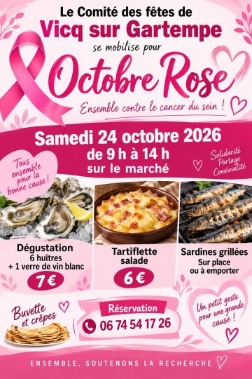 Action au profit d'Octobre Rose