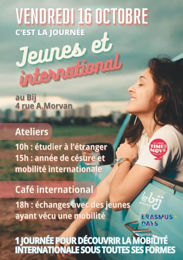 Vendredi 16 octobre : Journée Jeunes et International
