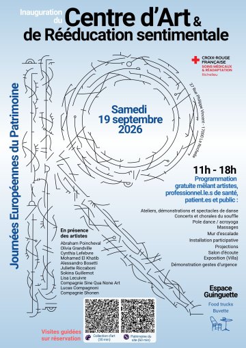 Inauguration du centre d'art et de rééducation sentimentale et ouverture aux journées du patrimoine