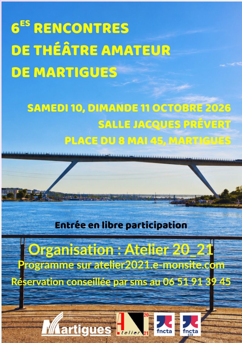6es rencontres de théâtre amateur de Martigues