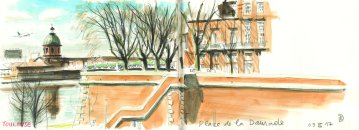 Dessiner Toulouse : Le port de l'embouchure