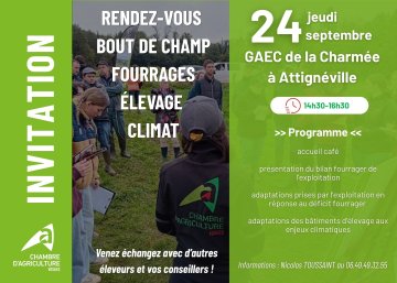 Rendez-vous Bout de champ Fourrages Élevage Climat