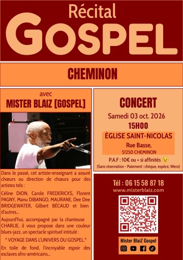 Voyage dans l'univers du gospel dans l'église de Cheminon