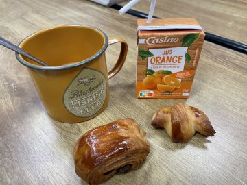 Petit déj' à la bibli