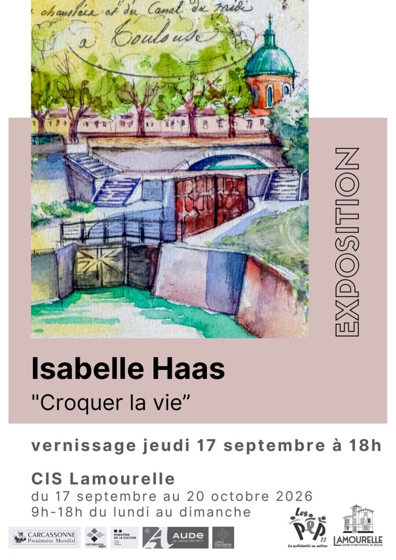 " Croquer la vie " Aquarelles et carnets de voyages d'Isabelle HAAS