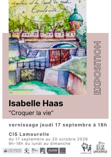 " Croquer la vie " Aquarelles et carnets de voyages d'Isabelle HAAS