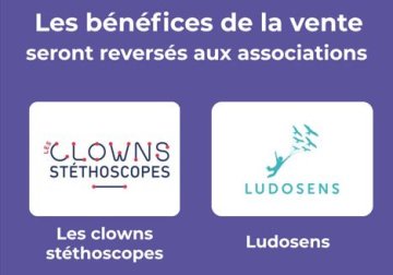 Nuit des Bibliothèques : Remise des chèques de la vente de livres