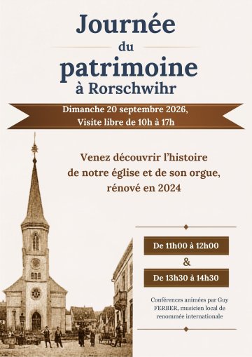 Visite de l'église et de son orgue rénové