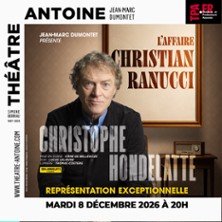 Christophe Hondelatte - L’affaire Christian Ranucci - Théâtre Antoine, Paris