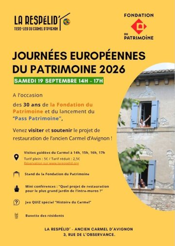 Visite de l'ancien Carmel d'Avignon