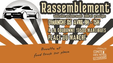 Rassemblement de véhicules anciens et de prestige