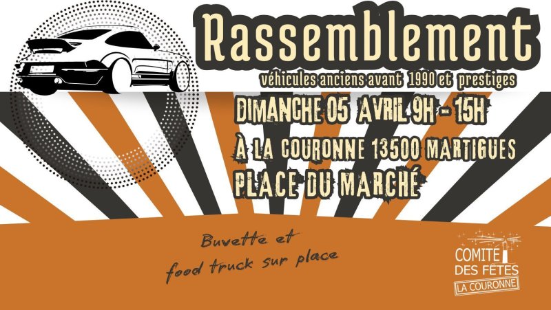 Rassemblement de véhicules anciens et de prestige