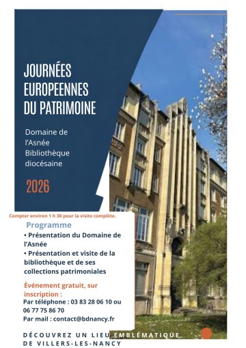 Visite de la bibliothèque diocésaine de Nancy