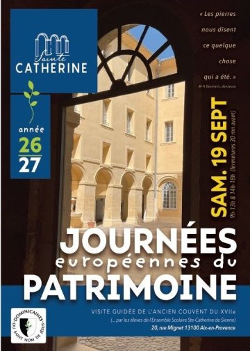 Visite de l'établissement Sainte Catherine de Sienne, ancien couvent
