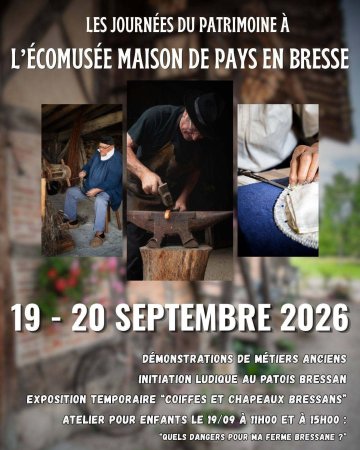 JEP 2026 à l'Écomusée Maison de Pays en Bresse