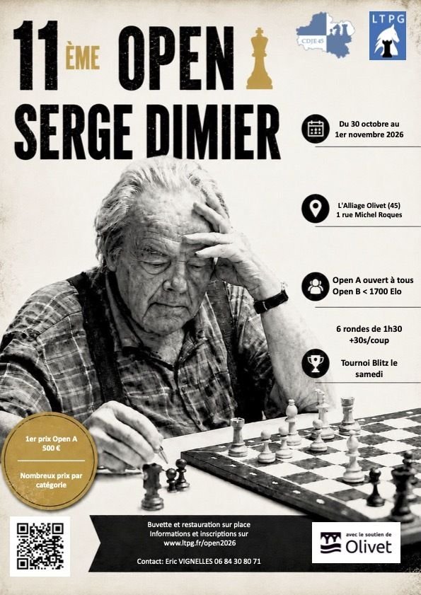 11ème Open Serge Dimier Championnat du loiret
