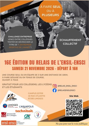 Course à pied par équipe et en individuel