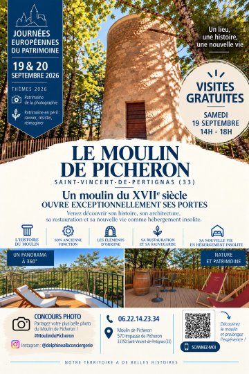 Visite commentée du moulin de Picheron