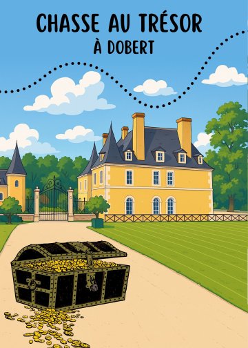 Chasse au trésor dans le parc de Dobert