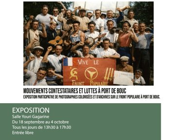 Exposition Mouvements contestataires et luttes à Port de Bouc