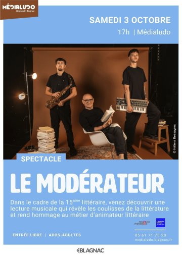 Lecture musicale « Le Modérateur » - Samedi 3 octobre