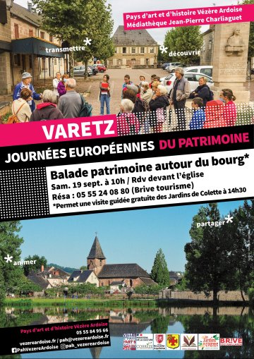 Balade patrimoine autour du bourg de Varetz