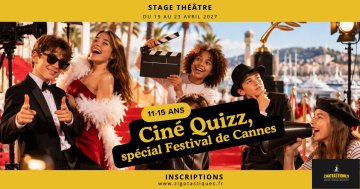 Stage 11-15 ans : Ciné quizz, Festival de Cannes – Du 19 au 23 avril 27