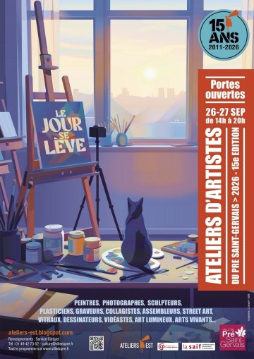 15e Portes Ouvertes des Ateliers d’Artistes du Pré Saint-Gervais