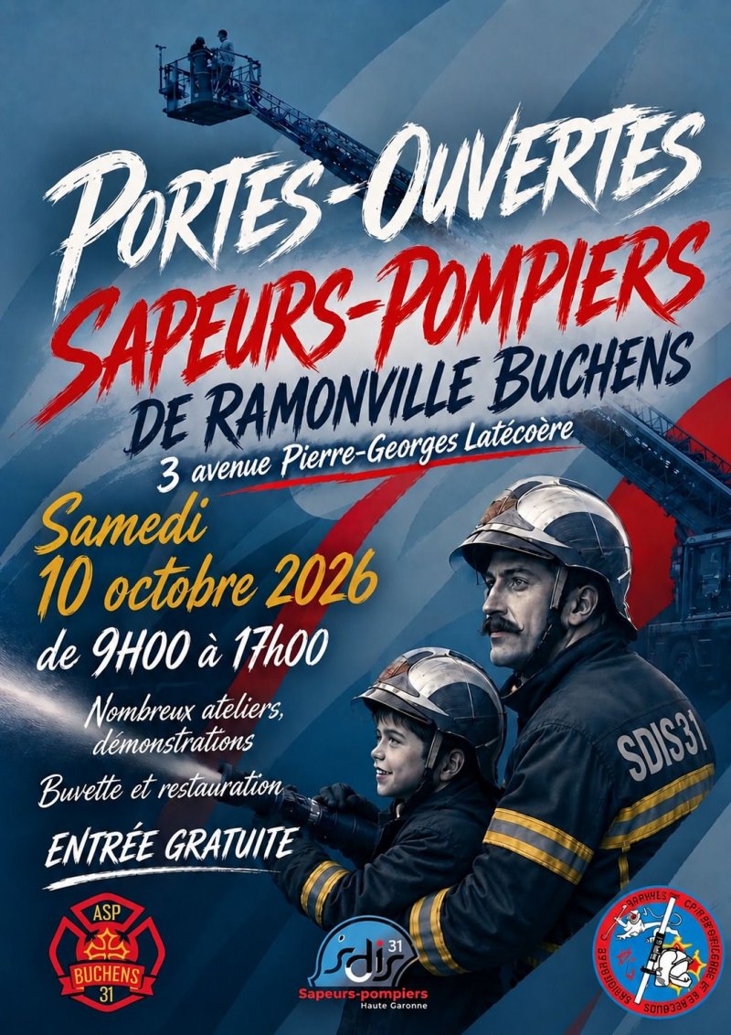 Journée Portes Ouvertes des Pompiers de Ramonville Buchens