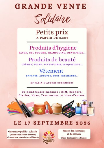 Vente solidaire