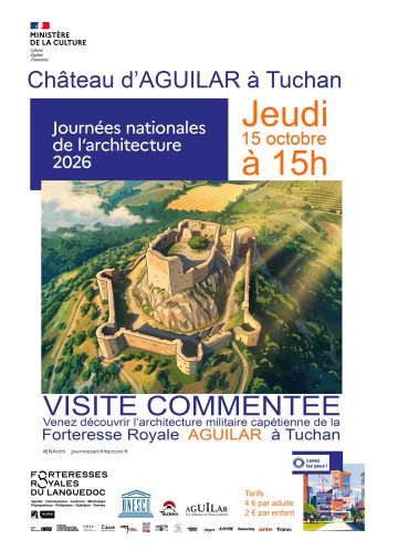 Visite : l'Architecture militaire capétienne au château d'Aguilar