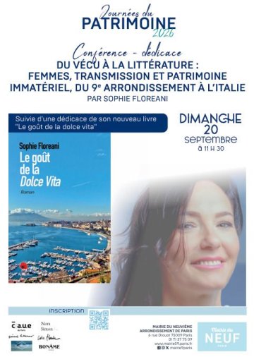 Du vécu à la littérature : Femmes, transmission et patrimoine immatériel, du 9e arrondissement à l’Italie