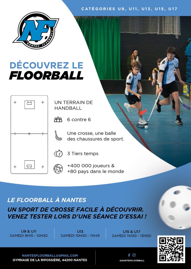 Floorball - Dernières séances d'essais