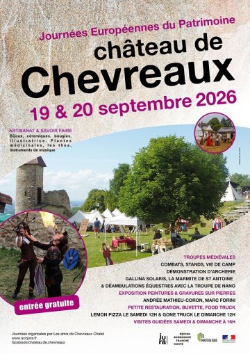 Le château vous accueille pour les JEP 2026 !