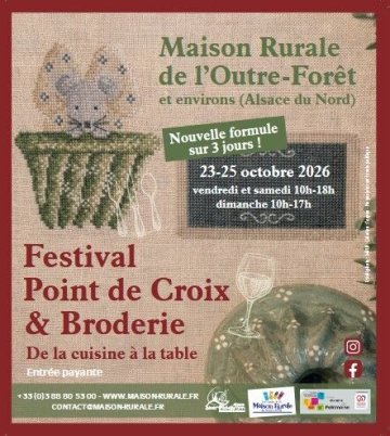 Festival Point de Croix et Broderie.