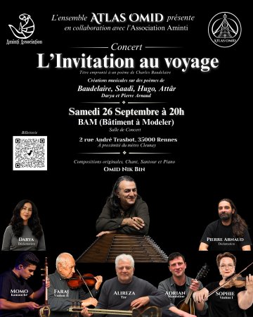 Concert "ATLAS OMID" : L'invitation au voyage