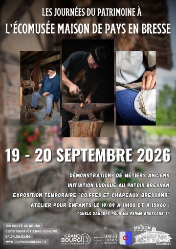 Visites libres des fermes bressanes de l’Écomusée Maison de Pays en Bresse