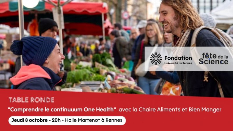 Table ronde « Comprendre le continuum One Health » avec la Chaire Aliments et Bien Manger #FDS2026