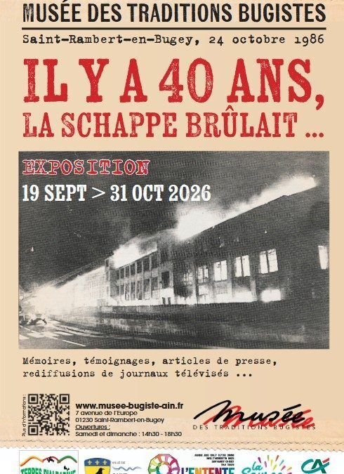 EXPO : Il y a 40 ans, la Schappe brûlait... - 24 oct 1986