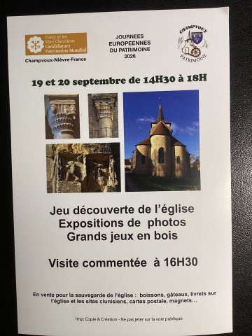 Église Clunisienne de Champvoux