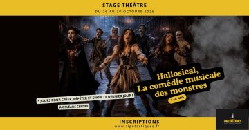 Stage 7-10 ans : Hallosical, la comédie musicale des monstres – Du 26 au 30 octobre 2026