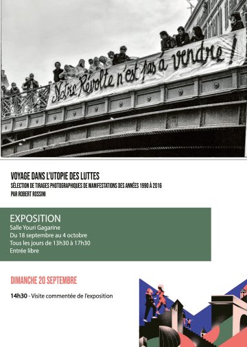 Exposition Voyage dans l'utopie des luttes