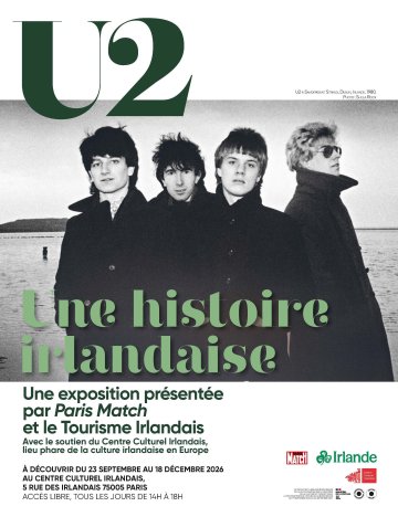 "U2, une histoire irlandaise" une exposition Paris Match pour le Tourisme Irlandais