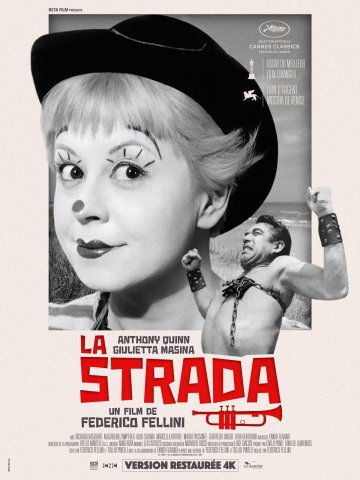 Projection du film « La strada » de Federico Fellini