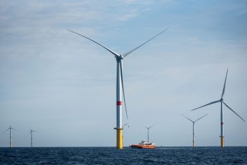 Visite de la base d'exploitation et de maintenance du Parc éolien en mer de Saint-Nazaire