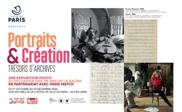"Portraits & Création" une exposition Paris Match pour les 175 ans de la Sacem