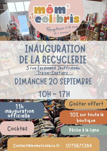 Inauguration de la Recyclerie