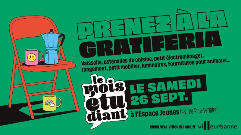 Gratiferia - une brocante gratuite pour les étudiants